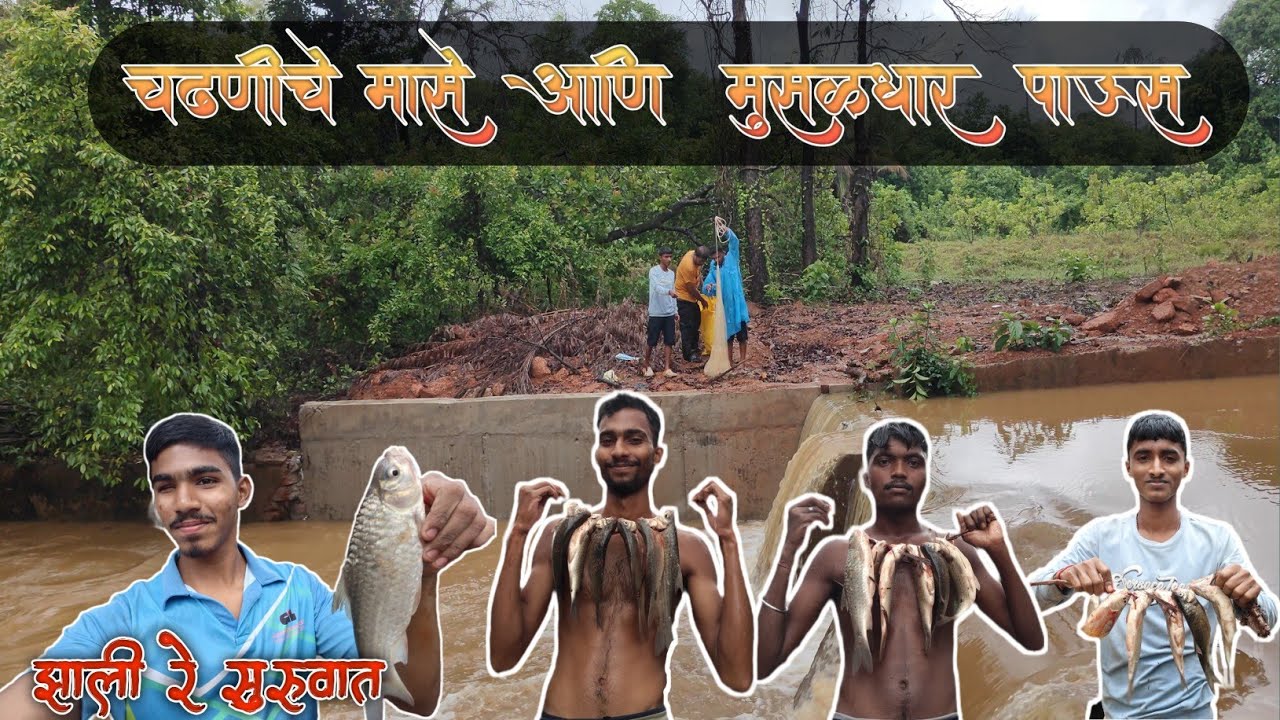 Chadniche Mase: चढणीचे मासे Kokan fishing | Traditional Fishing | NINAD KOKAN VLOG's |
