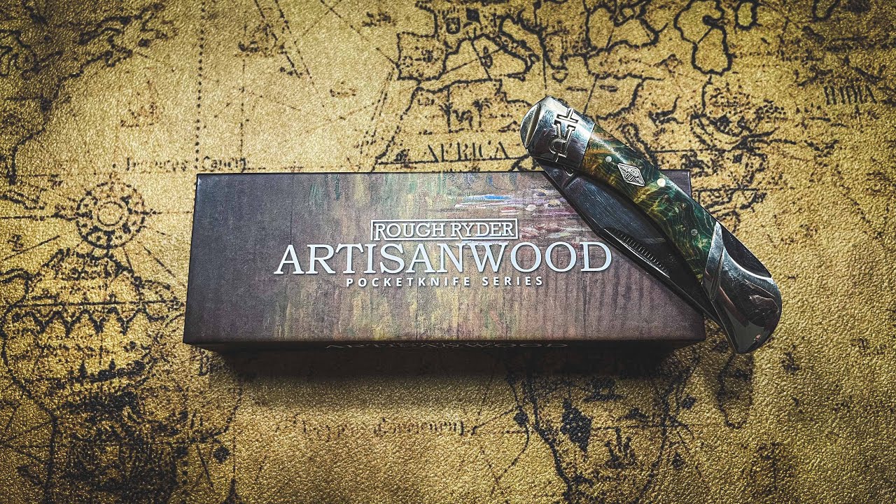 Die Rough Ryder Losbude Black Friday Special / RR 1967 Lockback Artisan Wood