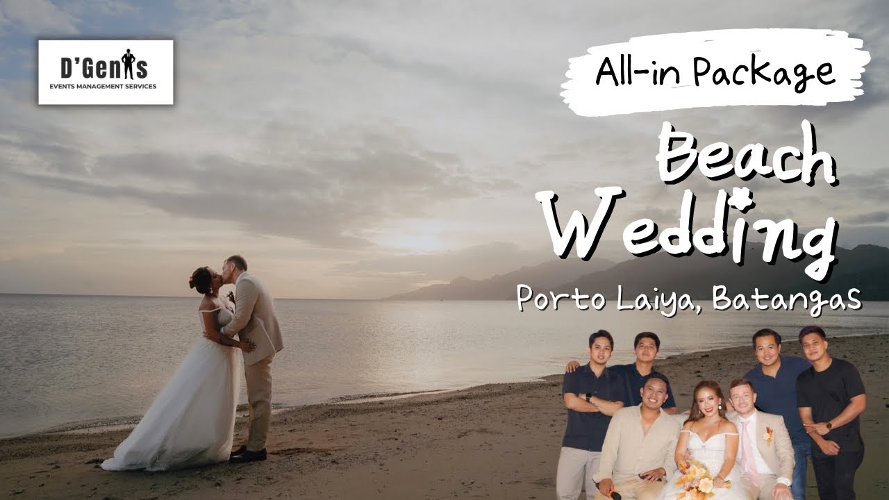 DGents Beach Wedding Package!! All the way from Italy!!