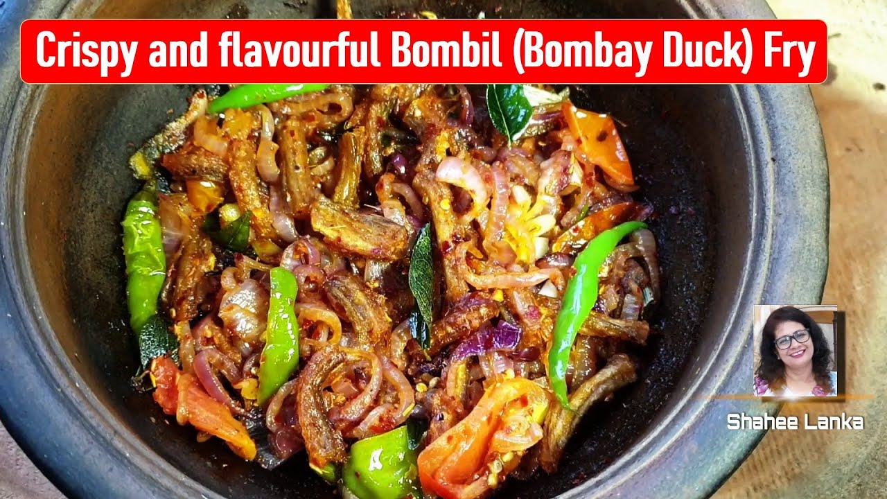 Dry Bombay Duck (bombil)  Fry 100%  So Tasty | Bombay Duck fry | Bombay Duck recipe | Shahee Lanka