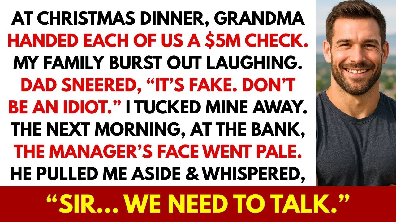 At Christmas, Grandma Gave Everyone $5M Checks. They Laughed, “It’s Fake.” Then I Deposited Mine…