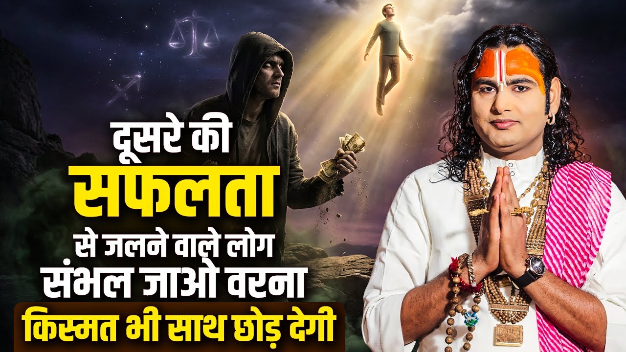 दूसरे की सफलता से जलने वाले लोग संभल जाओ वरना किस्मत भी साथ छोड़ देगी | अनिरुद्धाचार्य जी महाराज