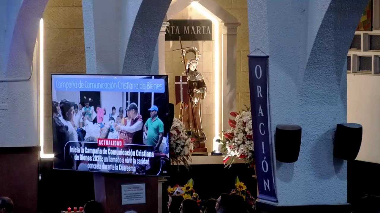 Martes 24 de febrero 2026. Último de la novena. Eucaristía 5:30 p.m.