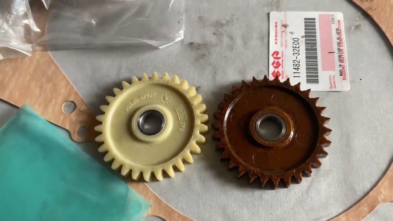 CÓMO CAMBIAR PIÑÓN DE LA BOMBA DE LUBRICACIÓN SUZUKI FREEWIND 650