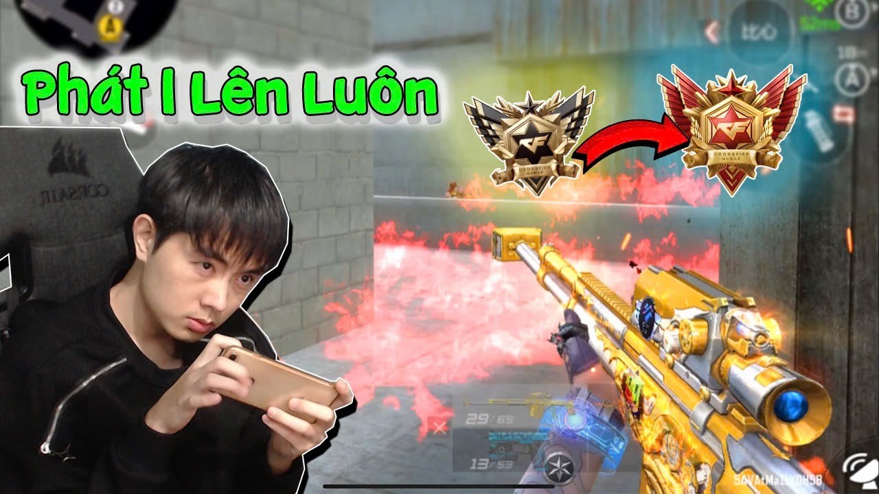 CF Mobile l Lần Đầu Tiên SmileGG Vượt Chuỗi Mà Không Gãy Vì Đồng Đội Toàn Hàng Khủng