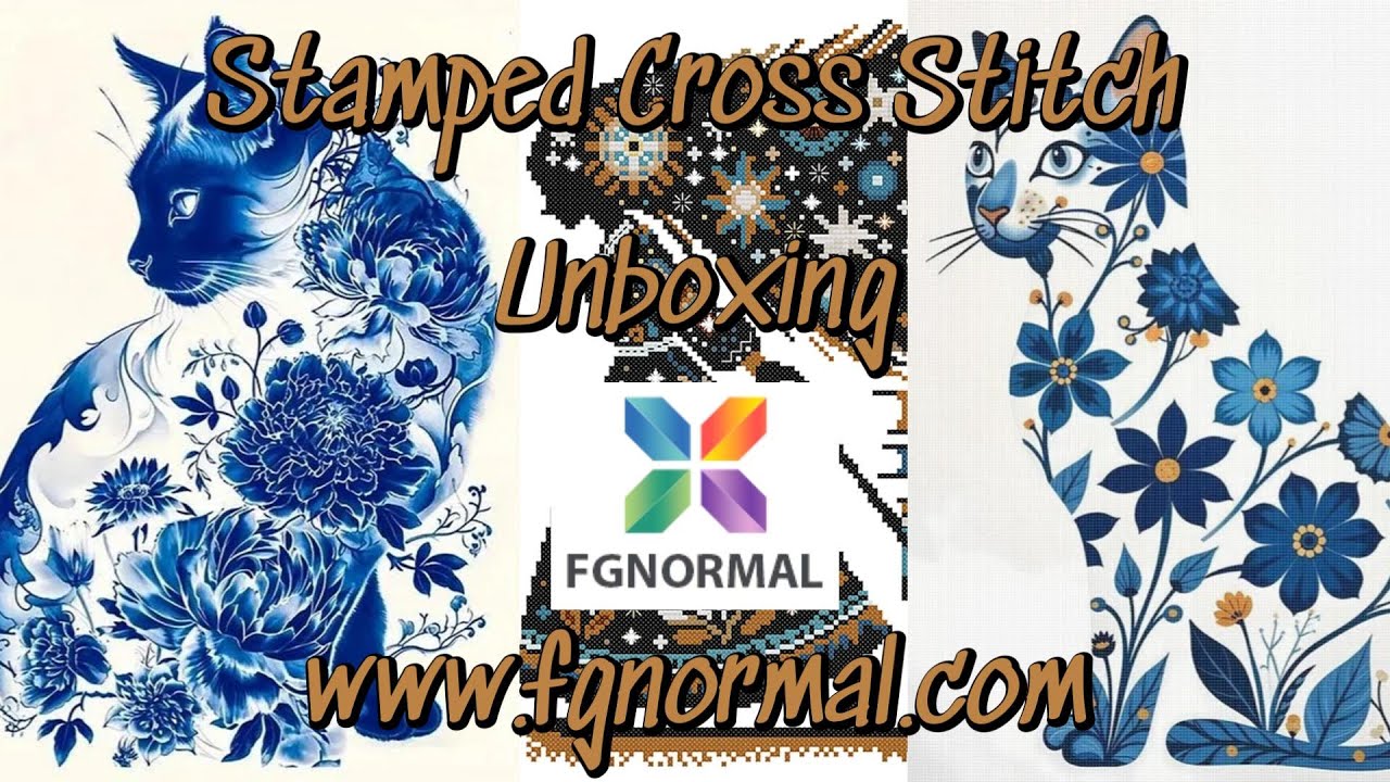FGNORMAL  #fgnormal #stampedcrossstitch #pointdecroix #flosstube #unboxing #crossstitch