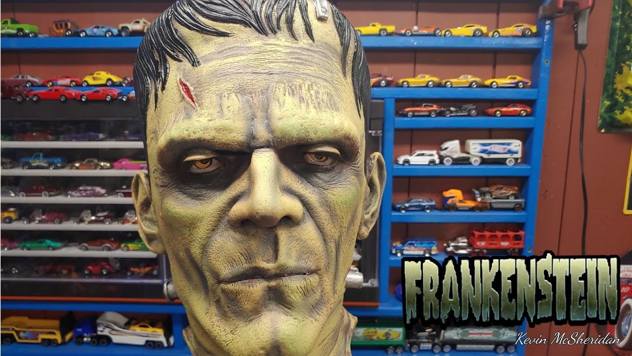 Frankenstein Mask Foam fill and repaint