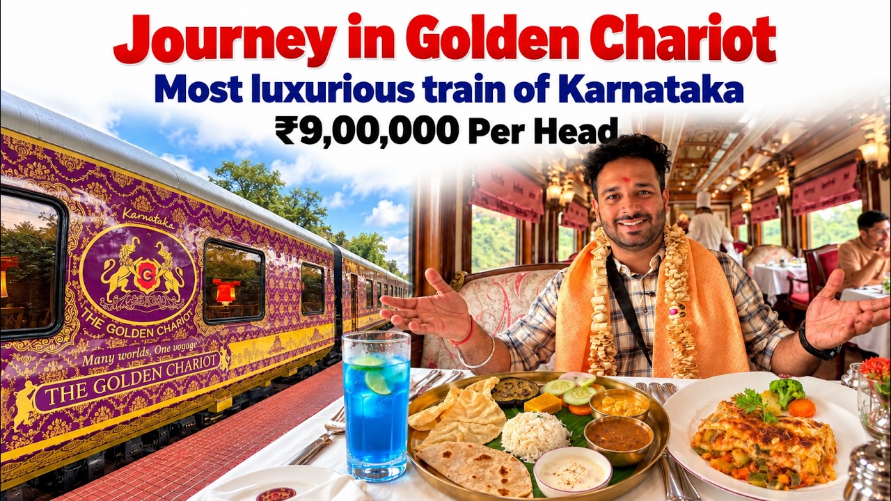 Karnataka&rsquo;s Most Luxurious Train The Golden Chariot | ₹9L Per Person! What Makes it So Special?