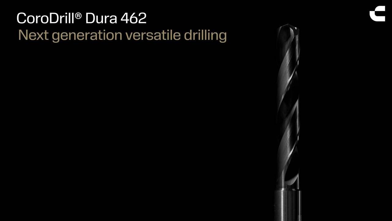 CoroDrill® Dura 462 — легкое сверление любых материалов
