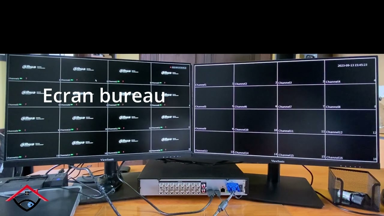 Gestion affichage multi écran sur enregistreur Dahua