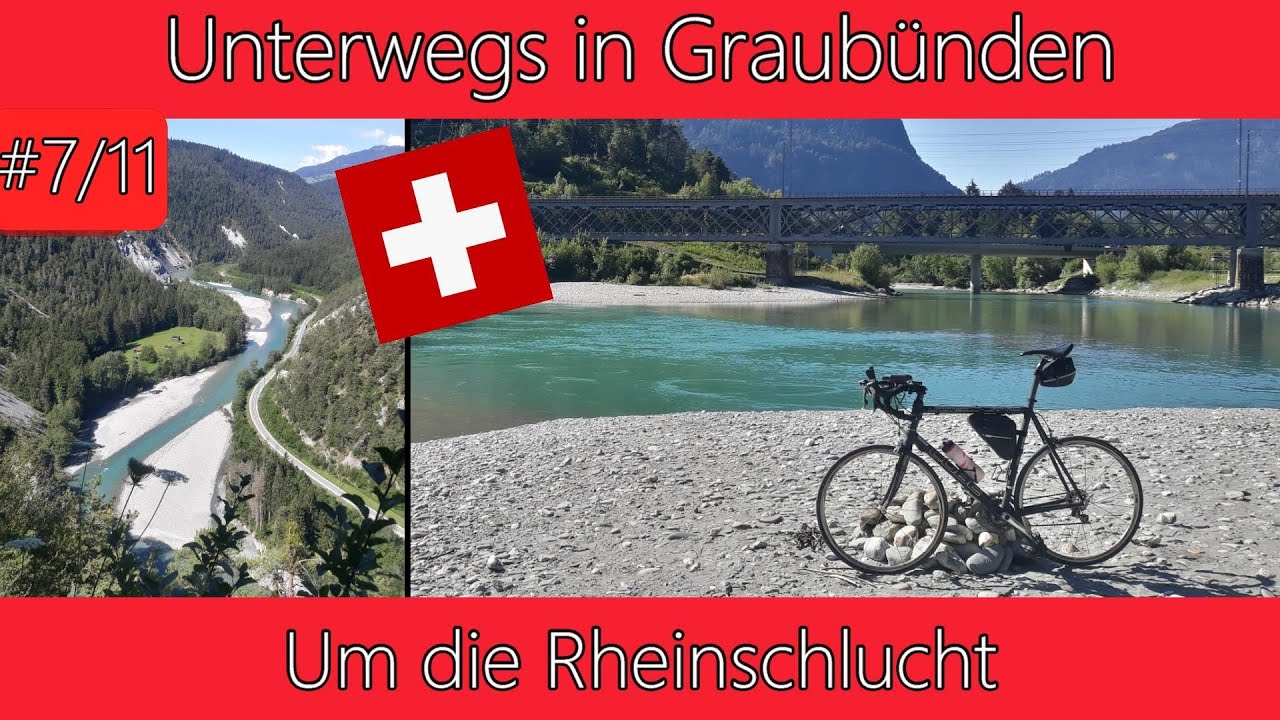 Unterwegs in Graubünden | Um die Rheinschlucht | 4K |