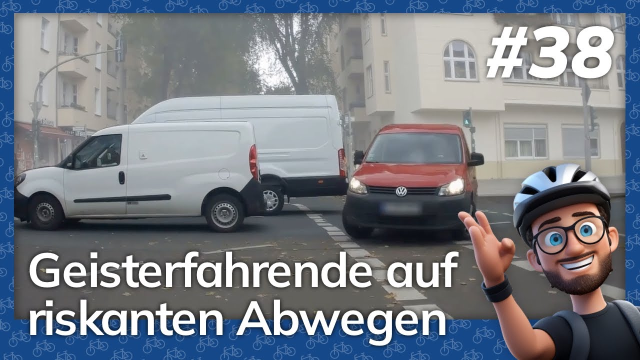 👻 Geisterfahrende auf riskanten Abwegen – Dashcam (Berlin Cycling Diary)