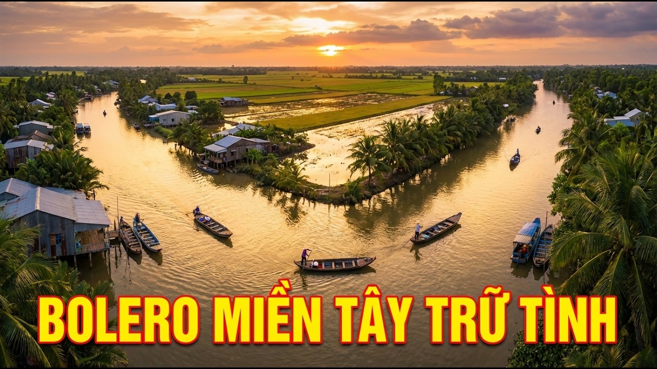 Hòa Tấu Bolero Miền Tây | Hoàng hôn buồn phủ tím cánh đồng xa
