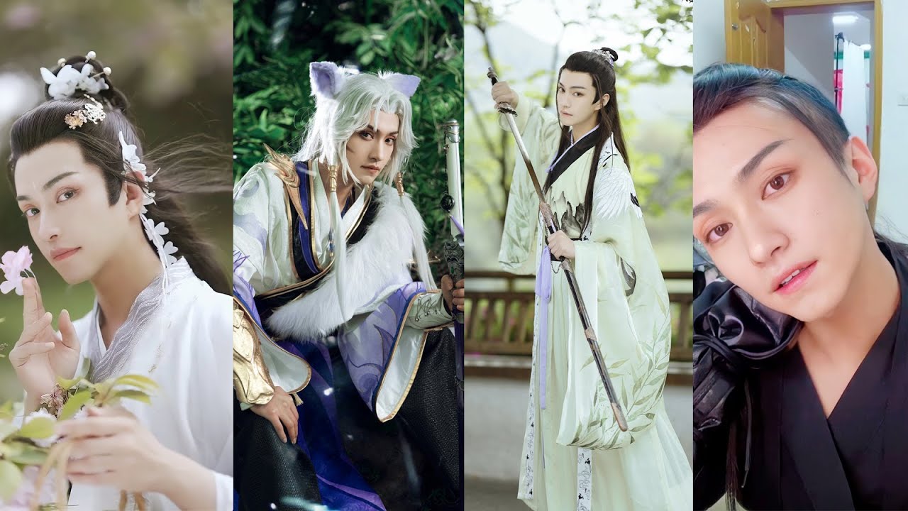 楚淇新视频和4月9月直播。中国の漢服の美男「そき」が4月9日の生放送で録画。日本語字幕。Chu Qi live broadcast video on April 9. Chinese hanfu