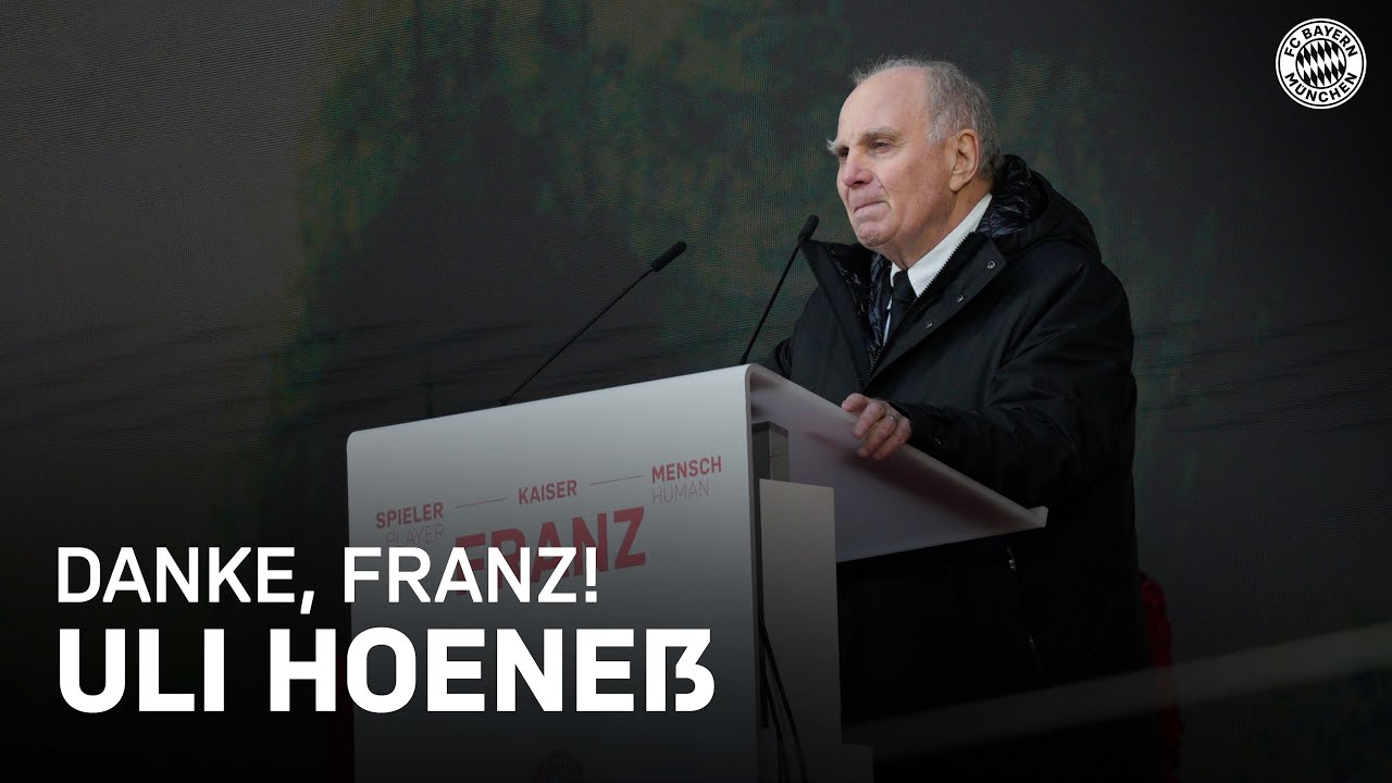 Die Rede von Uli Hoeneß zu Ehren von Franz Beckenbauer