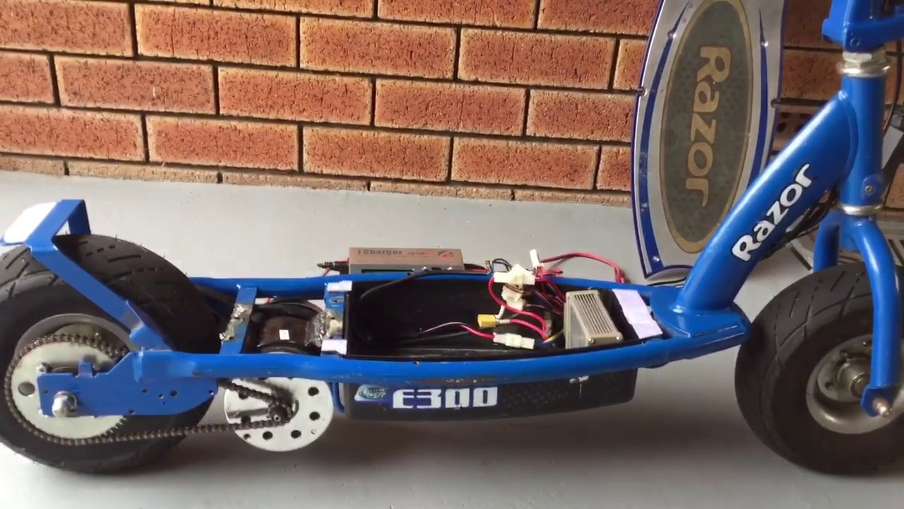E300 razor scooter with lithium battery 36v and 800w motor
