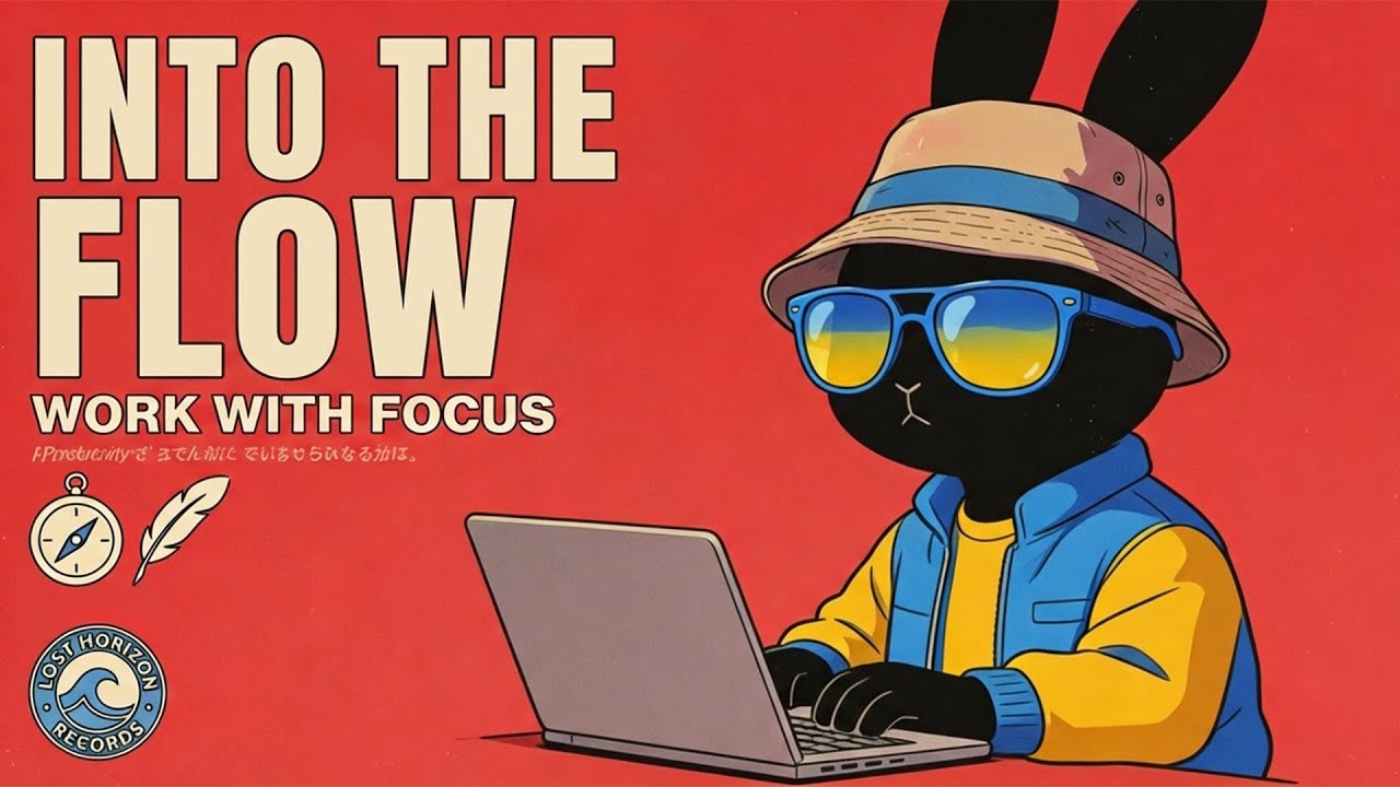 Slip into the flow 🎧 Boom Bap Jazzy Lo-fi for study, work