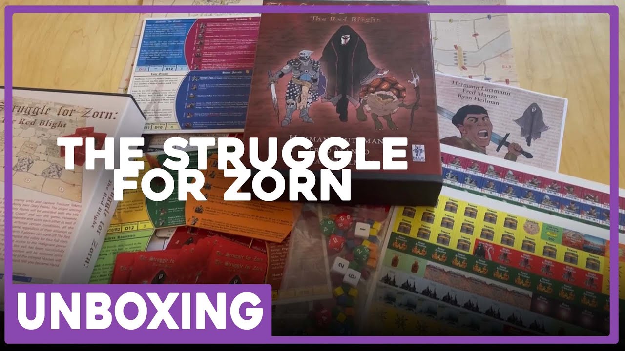 Unboxing | The Struggle For Zorn | Blue Panther | The Players' Aid