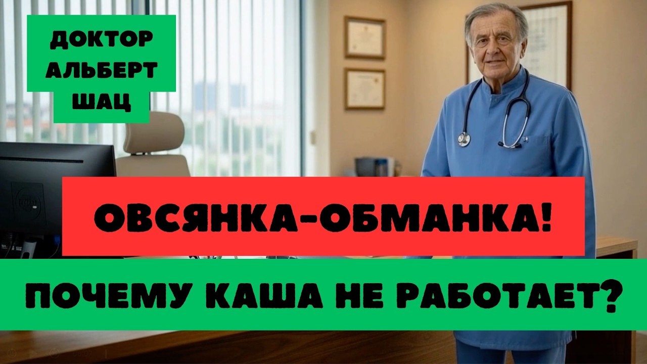 ⚠️ 7 ФАТАЛЬНЫХ ошибок в ОВСЯНКЕ! Каша на завтрак - МИНА ЗАМЕДЛЕННОГО ДЕЙСТВИЯ? Доктор Шац