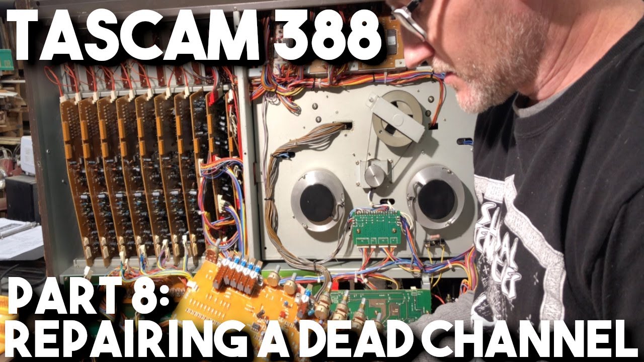 Tascam 388 Studio 8 Repair - Part 8