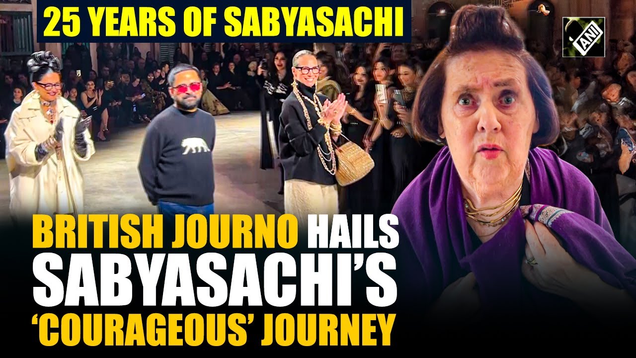 British Journo Suzy Menkes lauds Sabyasachi's 'courageous' 25-year fashion journey