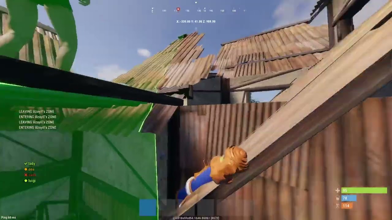 Rust we did a 300 rocket raid  as a for man