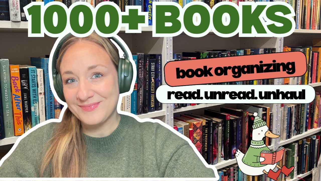 My 1,000+ Book Organization Reset 📚 | Read, Unread & Unhaul