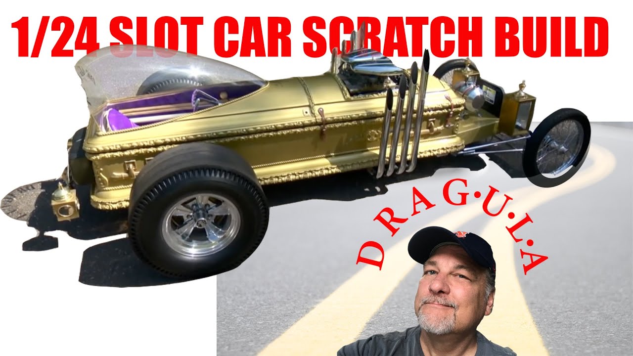 Part 1 / The Munsters DRAGULA! George Barris' TV Car is NOW a 1/24 Vintage Slot Car Scratch Build!