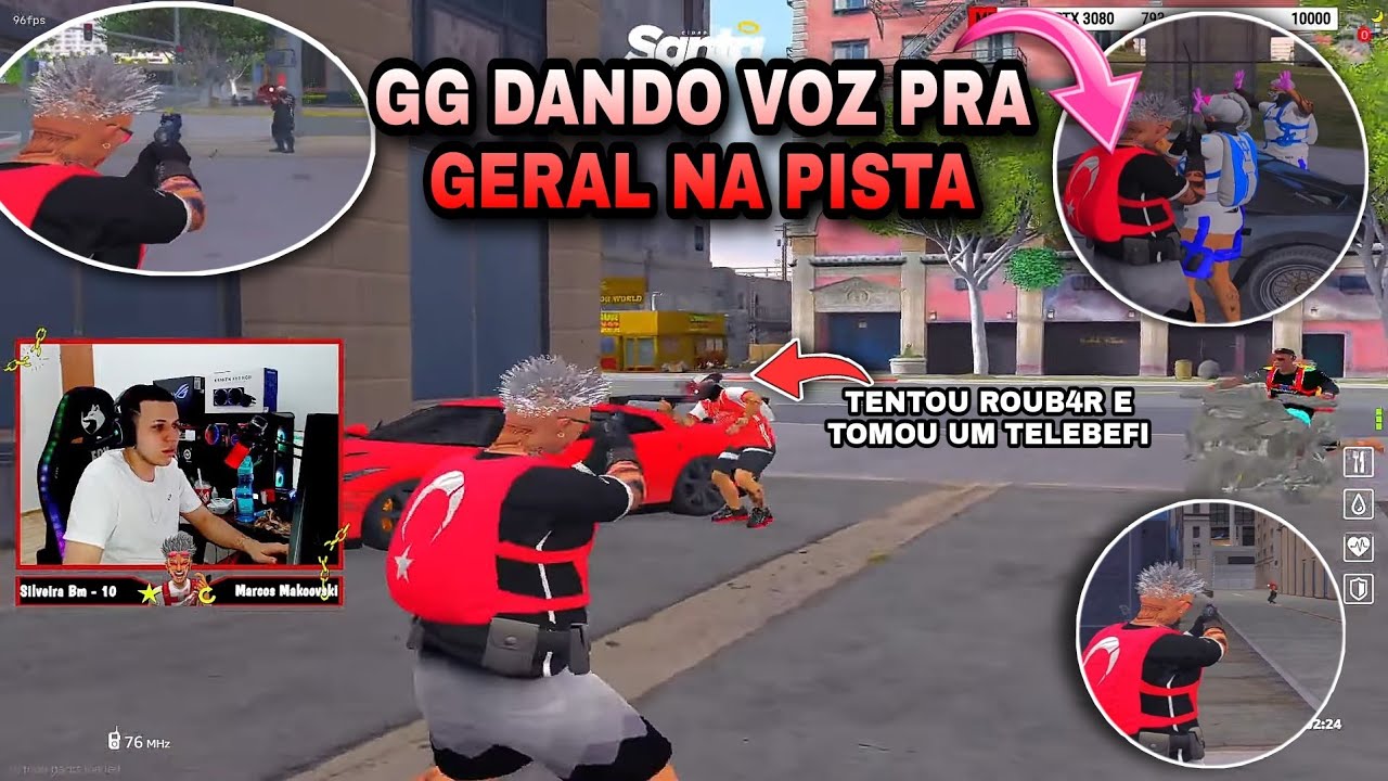 AÇÃO DE RUA ROUB4NDO GERAL NA PISTA - VÁRIAS TROCAÇÃO - CIDADE SANTA ( FB.GUGURP01)