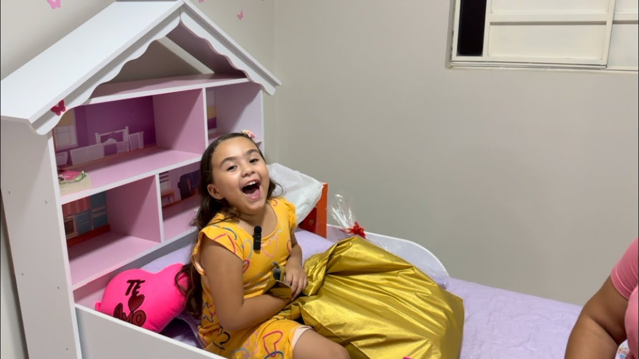 SURPRESA! Veja a felicidade da pequena Rebeca filha do @EdmarSilvaRealizandoSonhos 