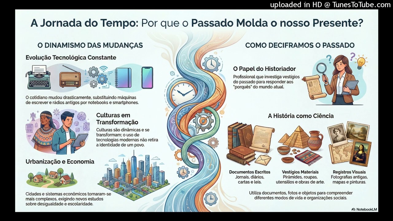 Aula 1 -  6º Ano - Bim. 1 - Podcast - Decifrando o Presente com Pistas do Passado