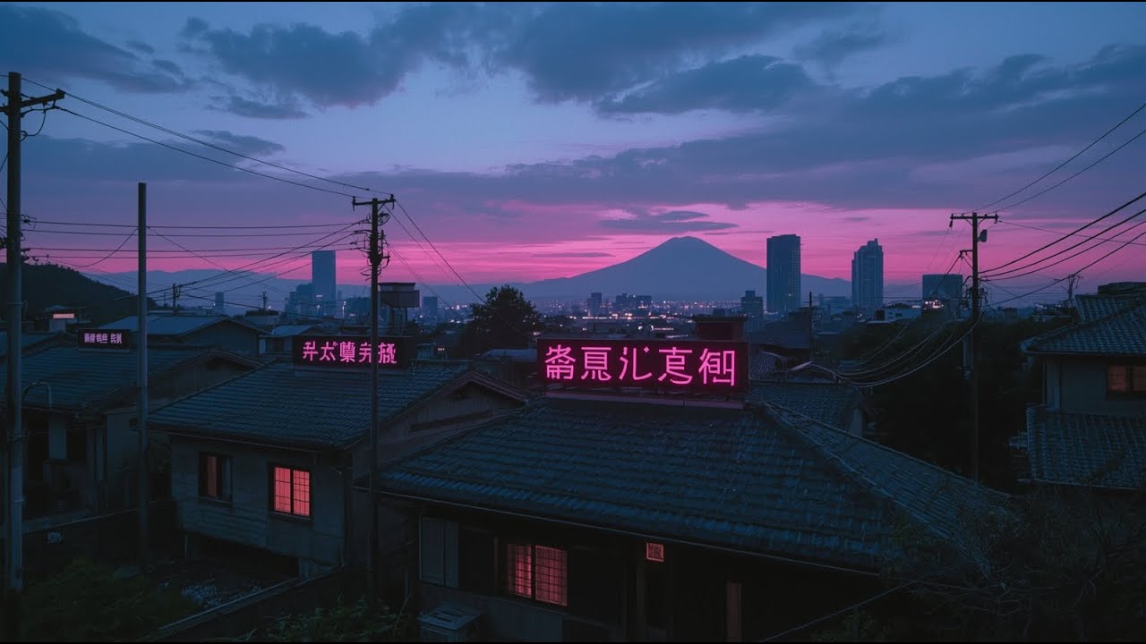 An Old Evening in Japan 🌆 90s Mood, Soft Air & Lofi Beats
