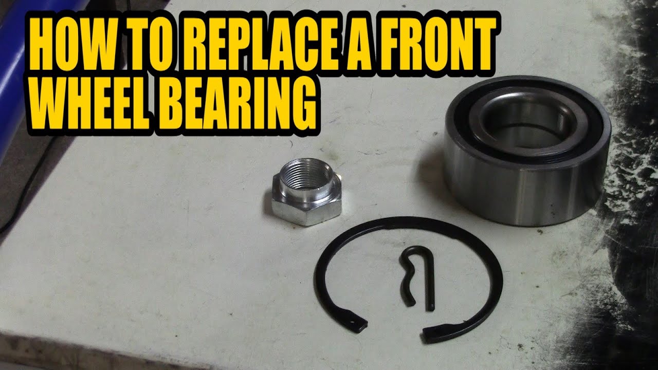 How to replace a front wheel bearing Citroen Xsara Picasso 2003