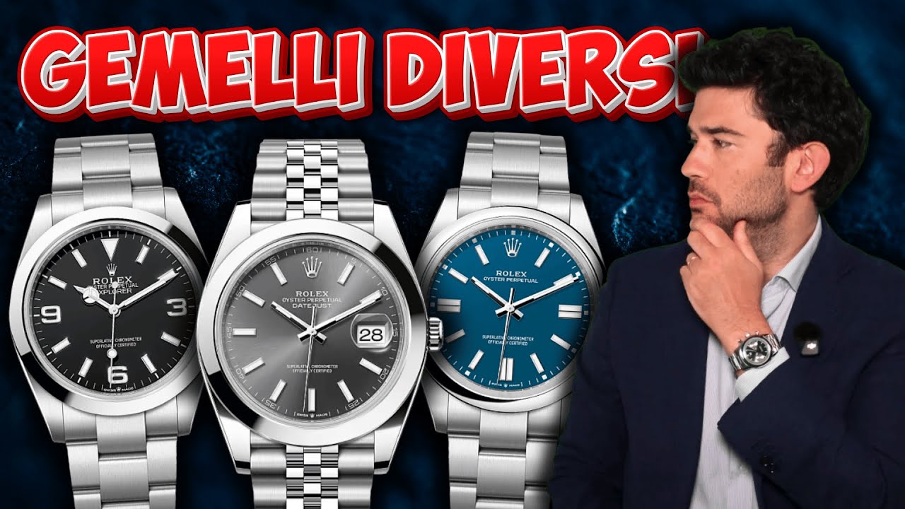 Conosci le DIFFERENZE tra Rolex Datejust e Oyster Perpetual?
