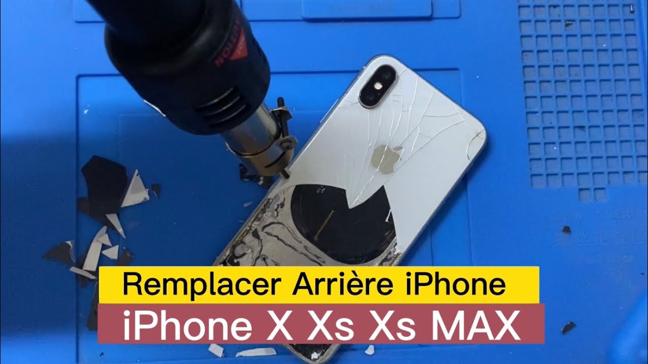 Remplacer Vitre Arrière iPhone X / XS / XS MAX