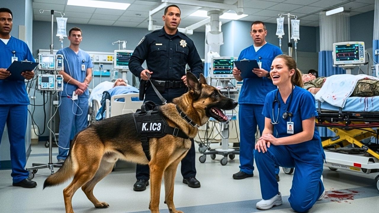 Everyone Expected the K9 to Find a Bomb — Instead, It Went for the Rookie Nurse