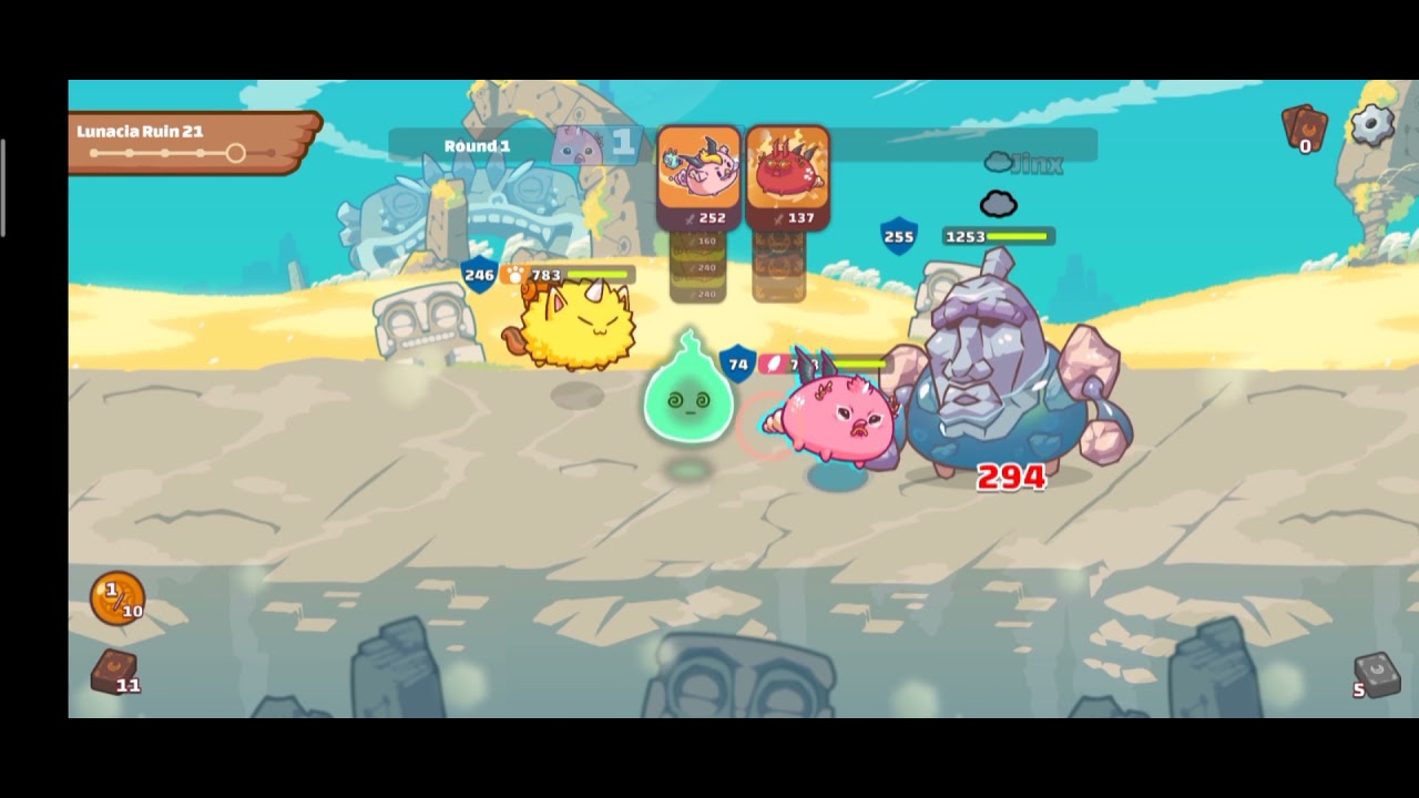 Axie Infinity | Ruin 21 How to Kill the Boss 