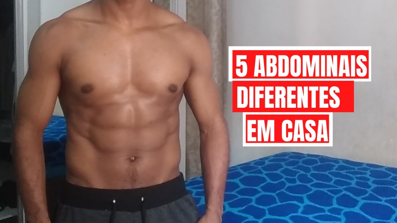 5 Abdominais Diferentes em Casa para você ter Barriga Tanquinho Treino de Calistenia