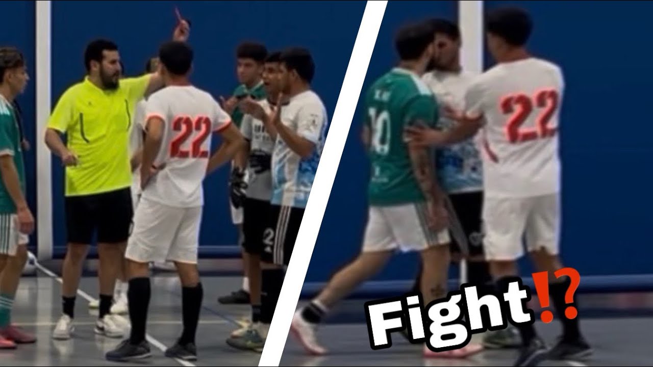 FUTSAL SOCCER Player Starts A FIGHT During Soccer Game!