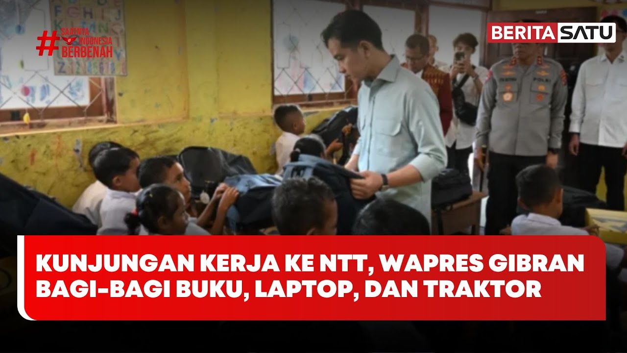 Kunjungan Kerja ke NTT, Wapres Gibran Bagi-Bagi Buku, Laptop, Hingga Traktor | Beritasatu