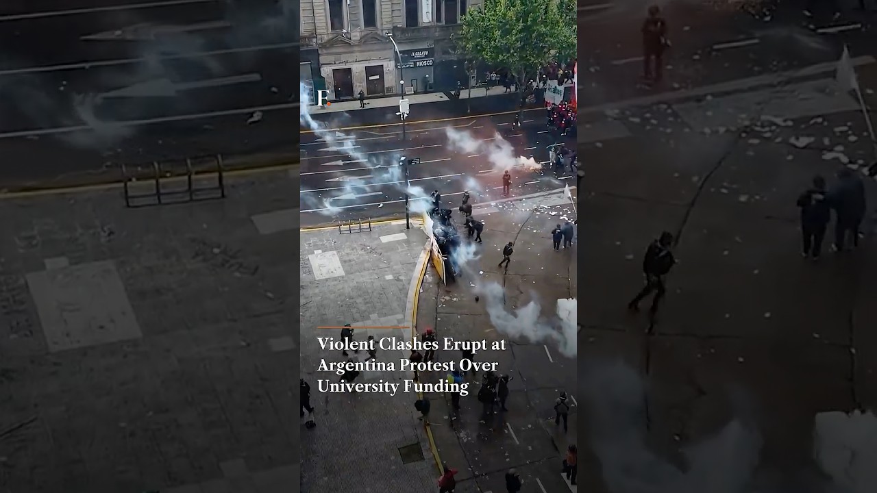 Violent Clashes Erupt at Argentina Protest Over University Funding | N18G