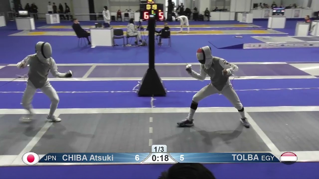 2023 Day05 T16 01 M F Individual Cadets Plovdiv BUL CHM BLUE TOLBA EGY vs CHIBA JPN