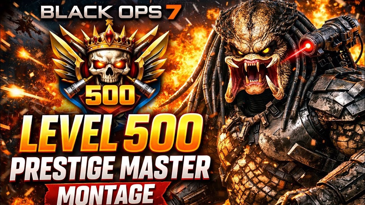 Call of Duty: Black Ops 7 Level 500 Prestige Master Montage! 4K60