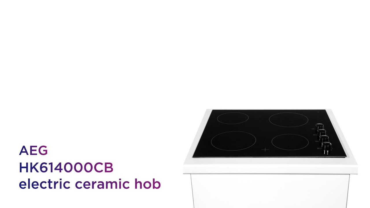 AEG HK614000CB Electric Ceramic Hob - Black | Product Overview | Currys PC World