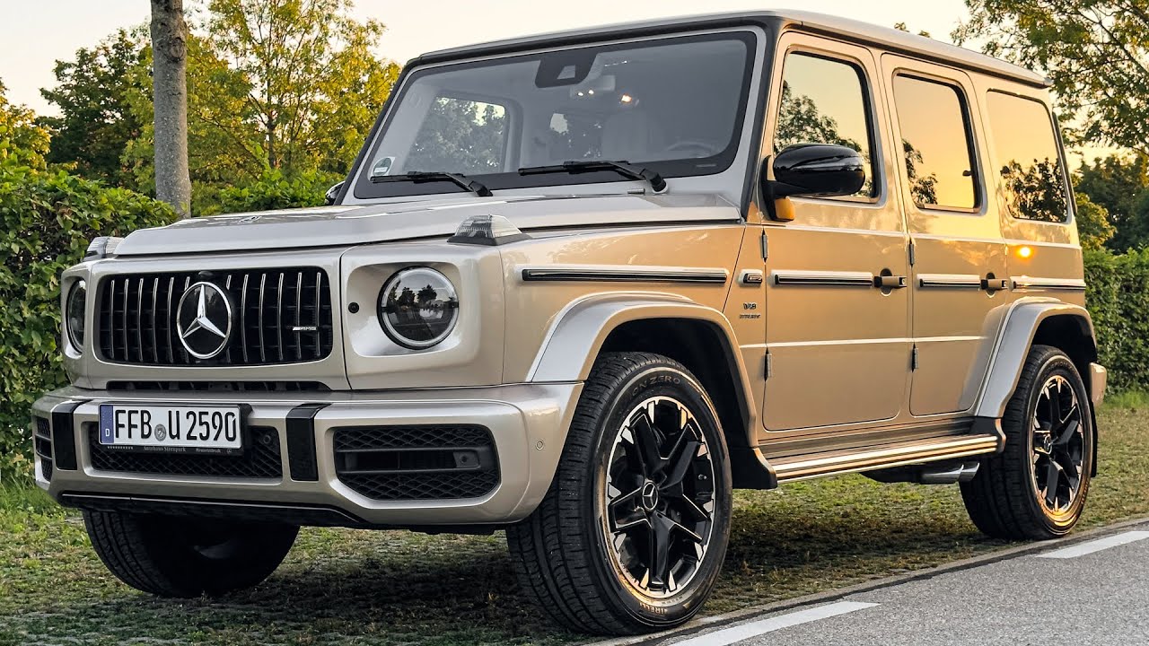 2023 Mercedes G63 AMG in detail / Sound, Exterior and Interior