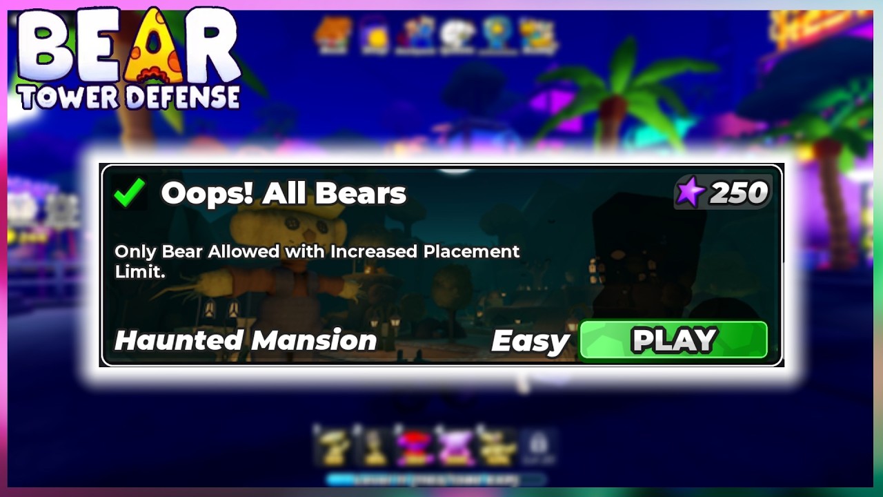 Испытание &laquo;Ой, одни медведи!&raquo; &mdash; BEAR TD