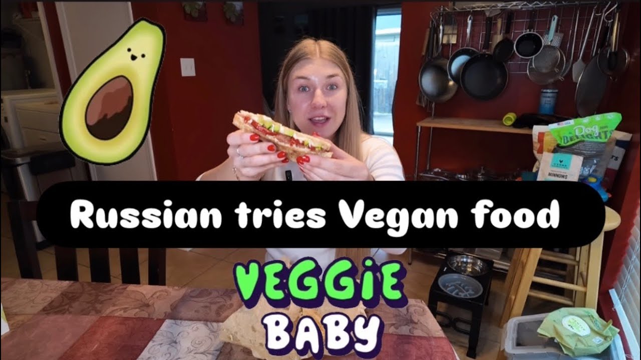Russian Girl Tries Vegan Food for the First Time (Vegan BLT Shocked Me) 🥑 