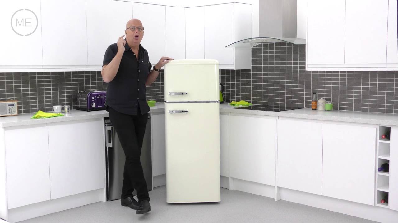 ME MEFFR213CR 50's Retro Style Fridge Freezer
