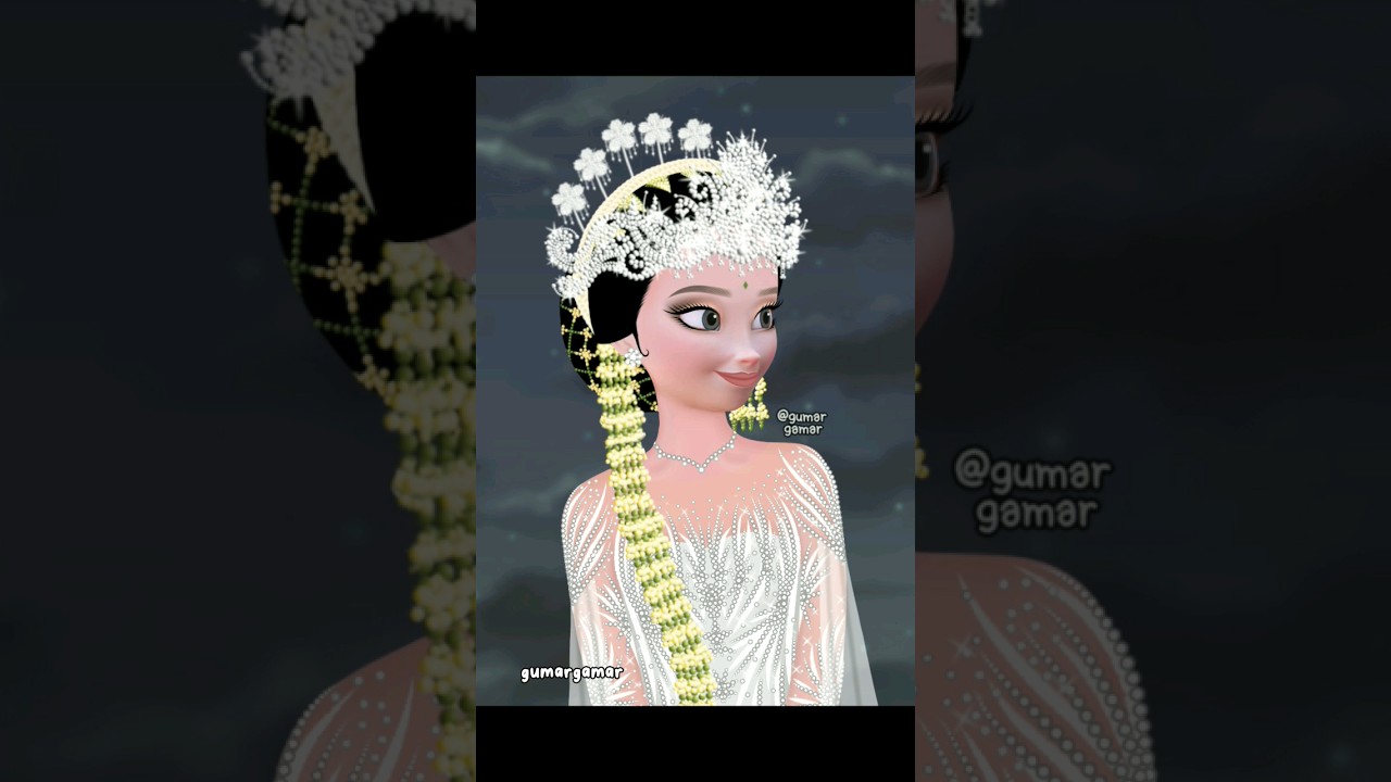 Anna frozen glowup pengantin sunda siger #annafrozen #glowup #pengantinsundasiger #disney #dressup