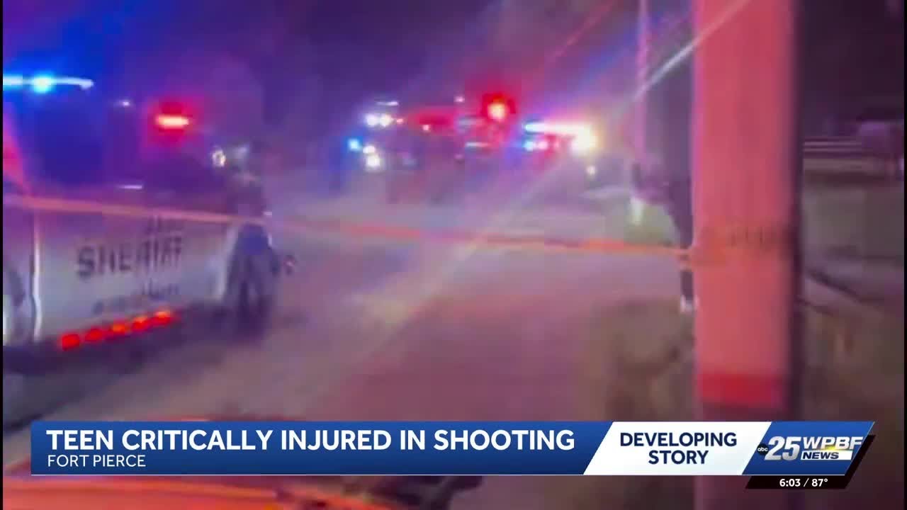 'It's terrifying because it could be your child': Fort Pierce teen injured in critical shooting